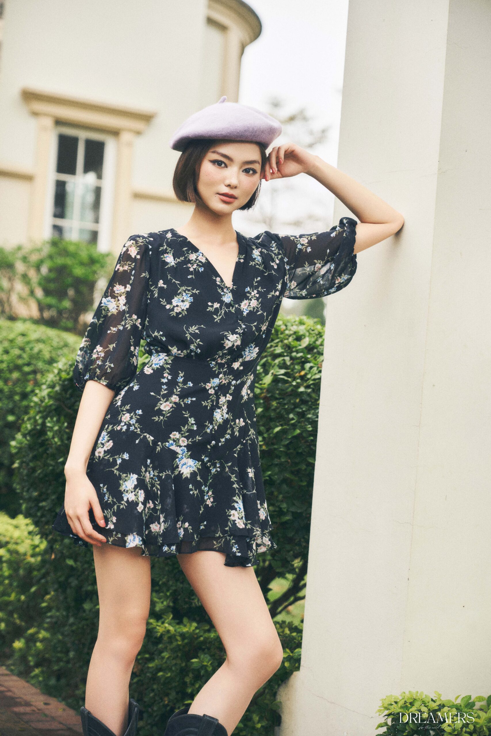 DREAMERS® LARA MINI DRESS BLACK - Image 3