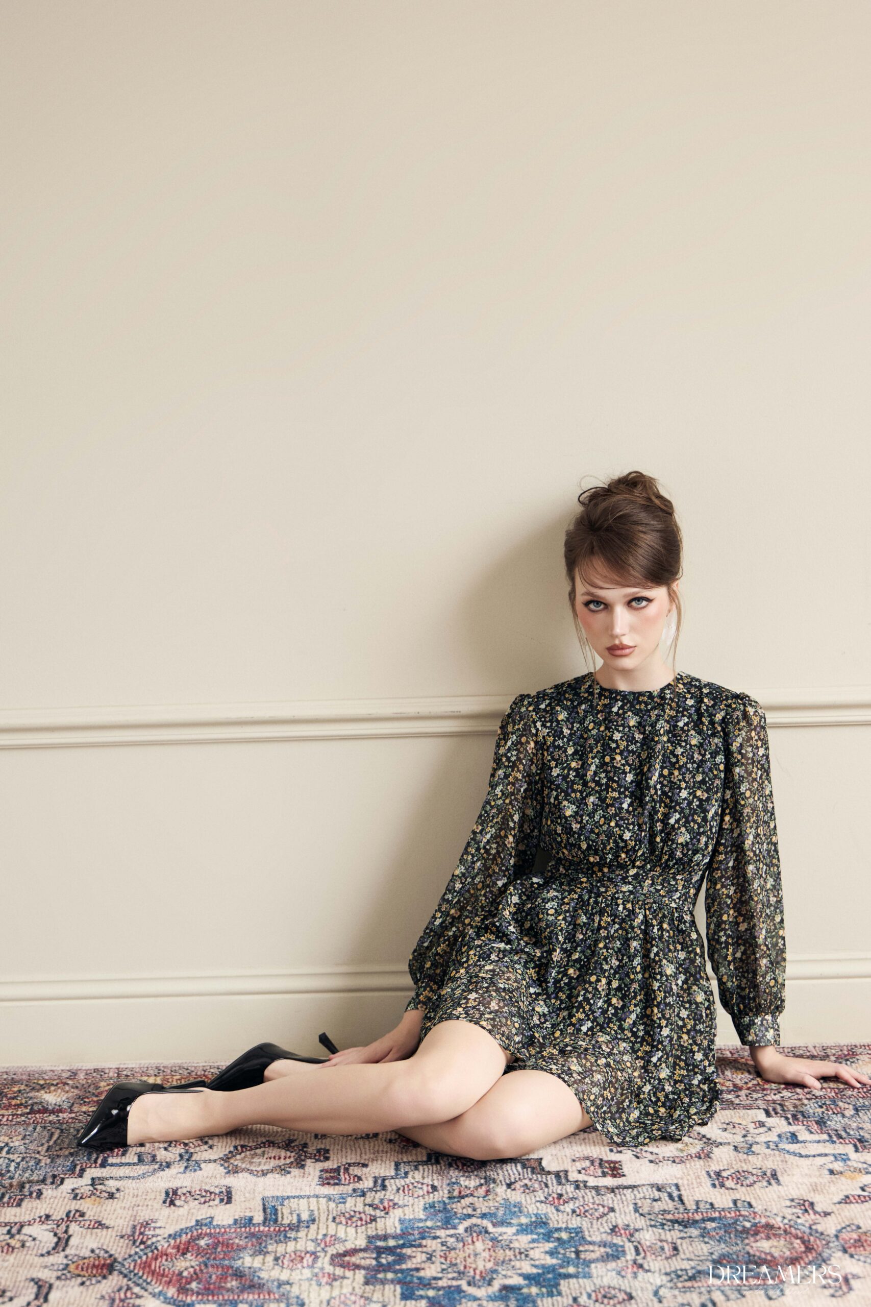 DREAMERS® ROSALYN MINI DRESS BLACK - Image 3